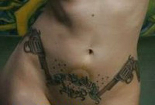 Прикольные интимные тату 16