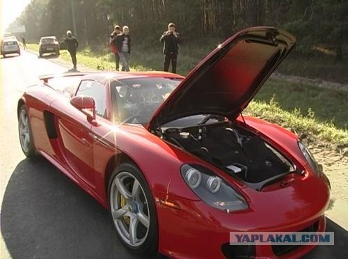 Porsche Carrera Gt авария под Киевом