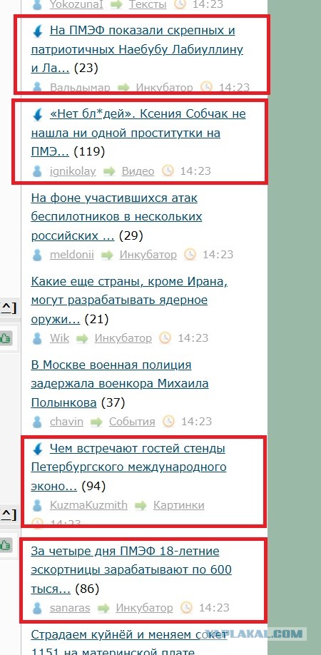 «Нет бл*дей». Ксения Собчак не нашла ни одной проститутки на ПМЭФ