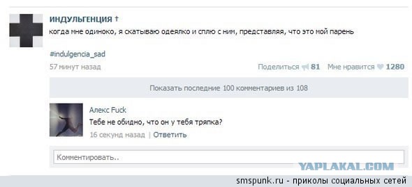 Смешные комментарии из социальных сетей