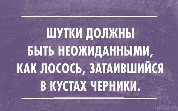 Шутки одной строкой