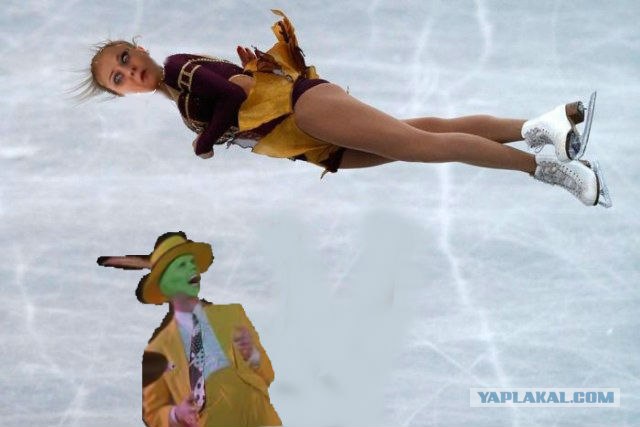 Фотожаба: Фигуристка