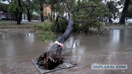 Ночной ураган в Днепропетровске, 24.09.2014.