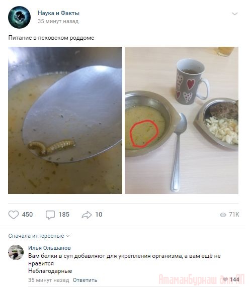 Комментарии к постам в разных группах, которые вызвали улыбку