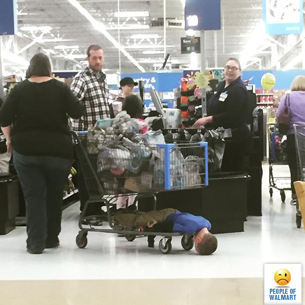 Экстравагантные покупатели Walmart