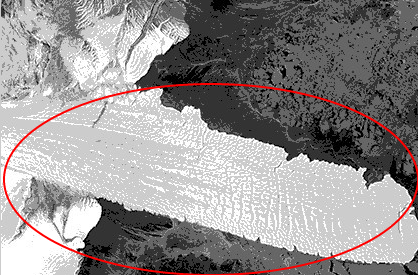 От Антарктиды откололись два огромных куска шельфа