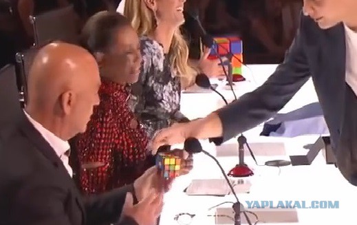 Удивительные фокусы с кубиком Рубика на America’s Got Talent 2016