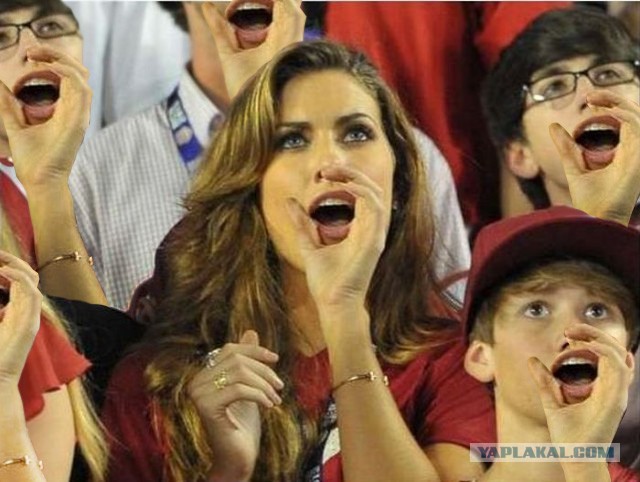 Фотожаба  Болельщица