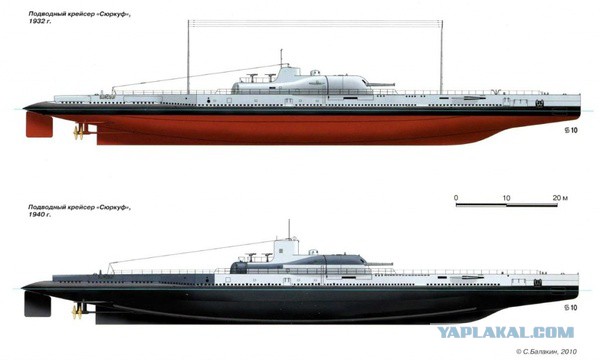 Подводная лодка "Сюркуф". Истории псто.