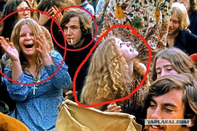 Эти фотографии показывают, насколько все-таки хиппи были без тормозов