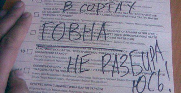 Выборы в Украине. Самые честные!