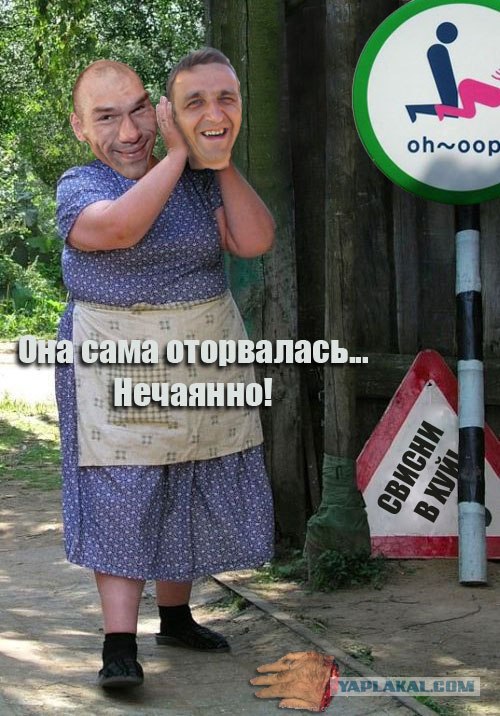 фотожаба: с бревном