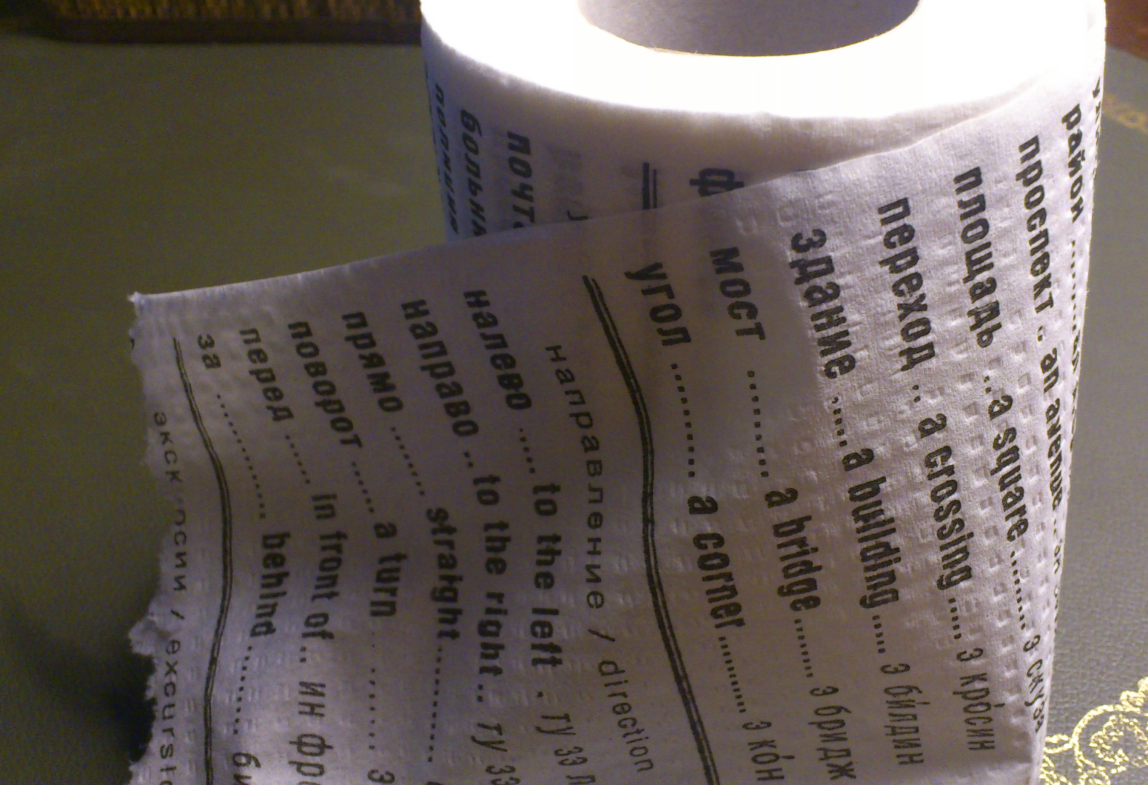 Использованная туалетная бумага