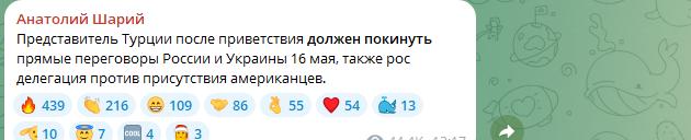 Трехсторонние переговоры Турции, США и Украины стартовали в Стамбуле