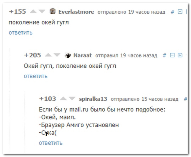 Смешные комментарии 08.03.2016