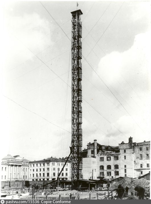 Как строили гостиницу "Москва" (1933-1937)