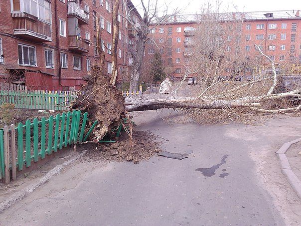 В Омске шторм!