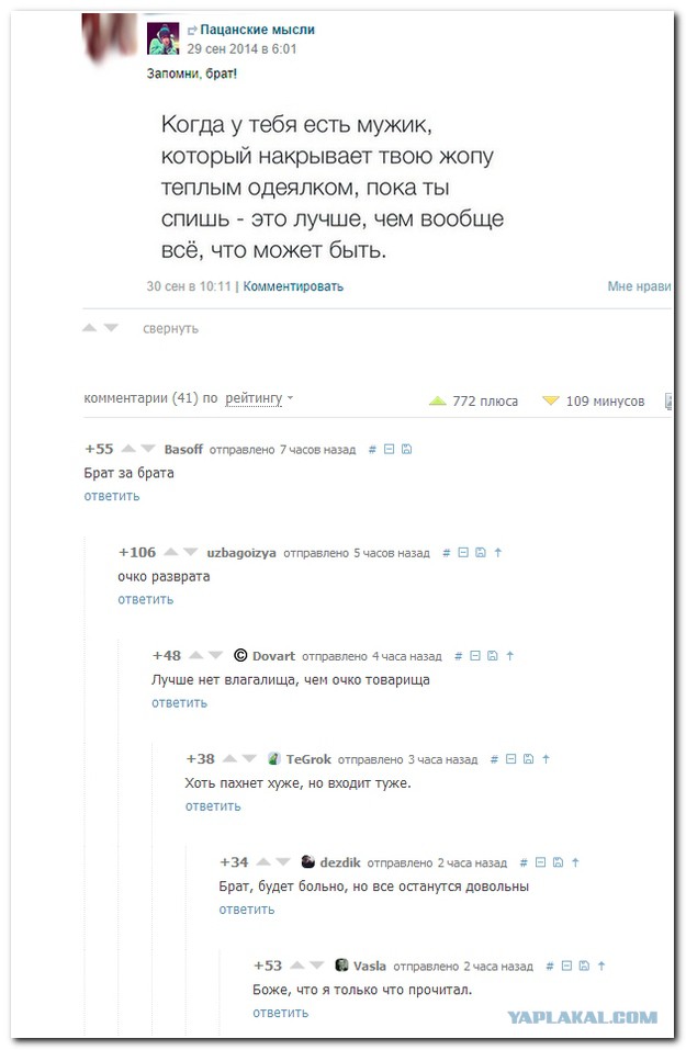 Комментарии из соцсетей, картинки