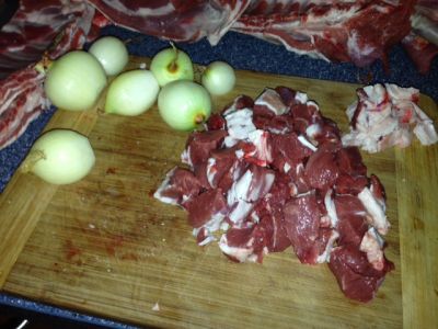 Десерт из Мяса