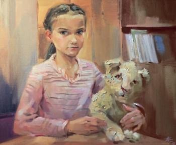 Живопись. Девочки и куклы