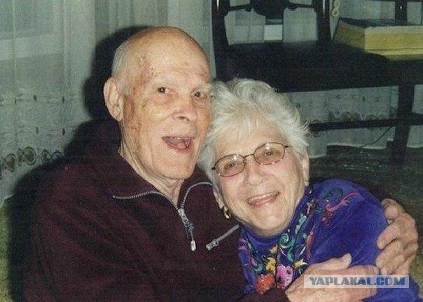 Эта пара прожила 73 года вместе...