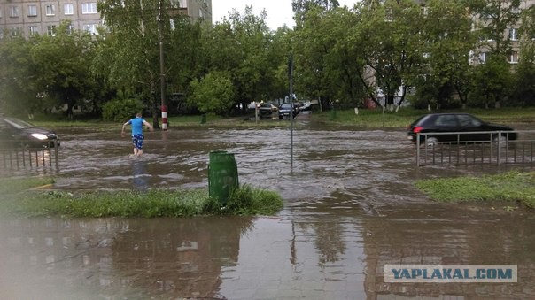 Молния в Нижнем Новгороде 24 мая 2015