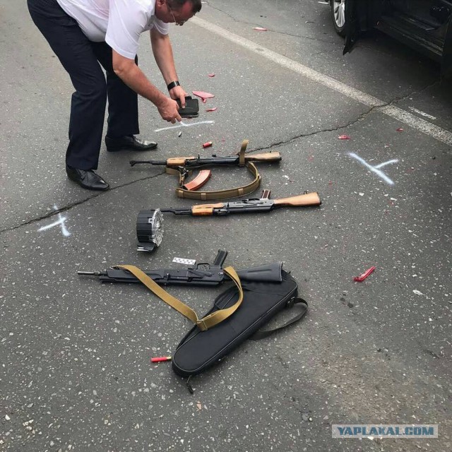 В Краснодаре водитель «Тойоты» расстрелял полицейских, преследовавших его после ДТП