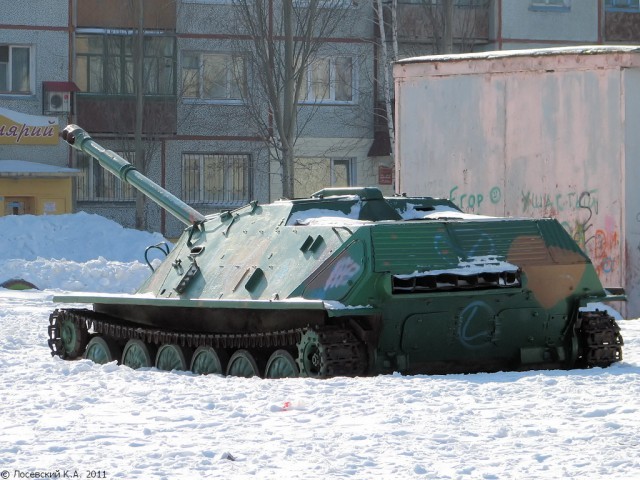 В Омске перевернулся танк.