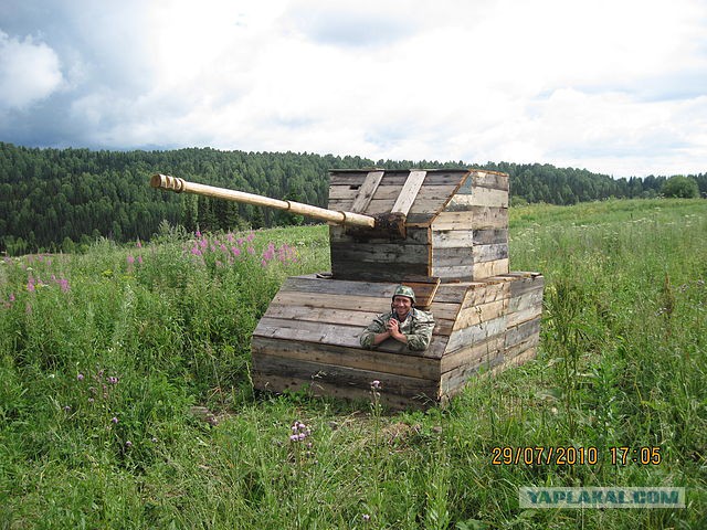 Штык-нож, автомат... Пфф!