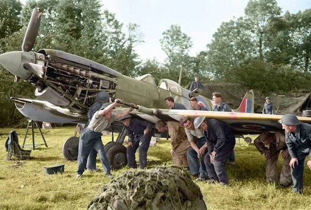Знаменитые исторические фотографии в цвете