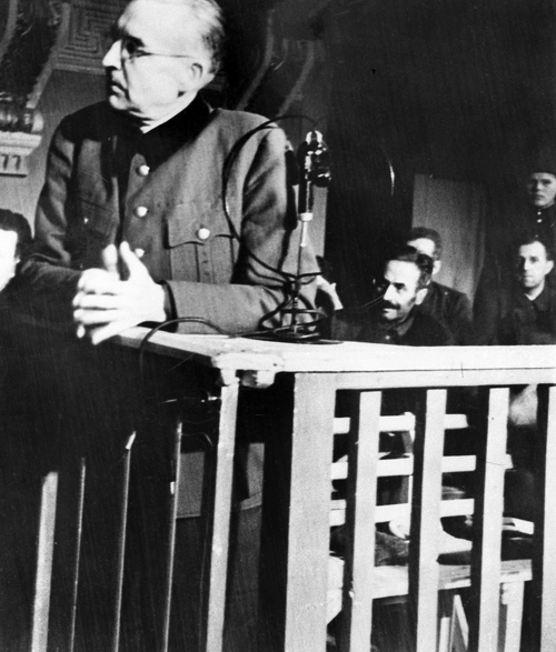 Ленинградский процесс над военными преступниками.1946 год