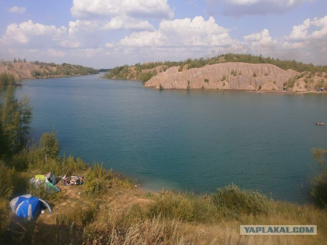 Зона отдыха голубая вода