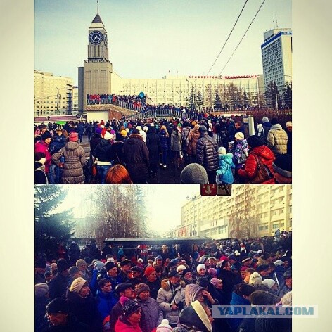 Истребители СУ-30СМ над Красноярском 25.10.2014