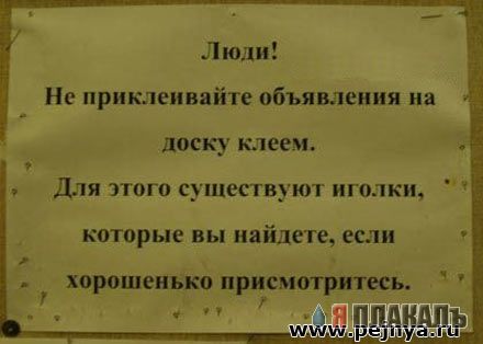 ОБЪЯВЛЕНИЯ. На стенах, в газетах, афиши.