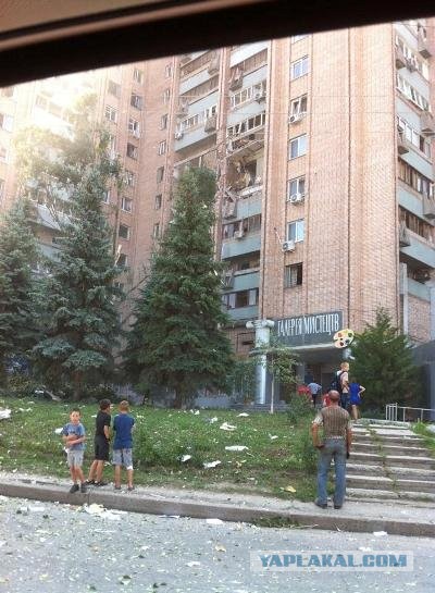 Взрыв в Луганске