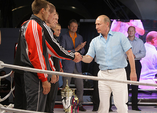 Путин и Вам Дамм в Сочи