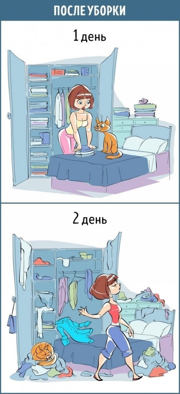 Наше отношение к вещам на 1-й и 101-й день