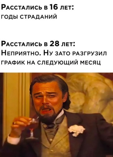 Шутки от пользователей социальных сетей про расставания