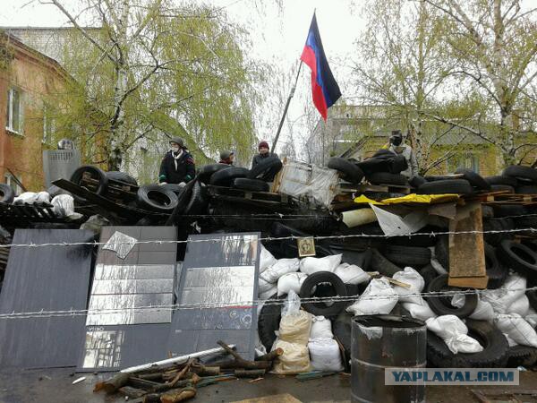 Cиловая операция в Славянске.