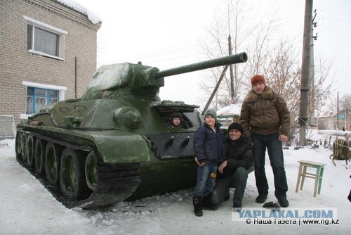 В огороде жителя Старого Оскола тает немецкий танк