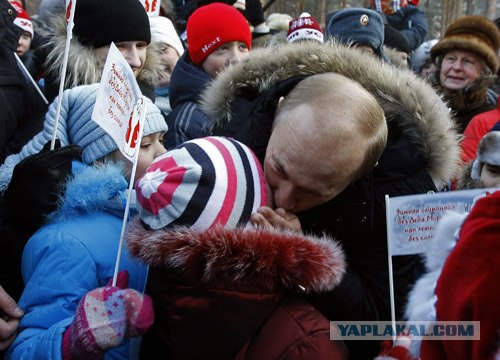 Самая полная коллекция поцелуев Путина