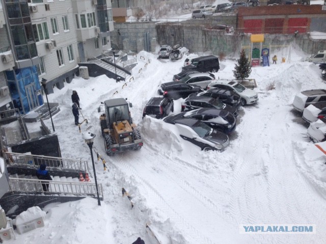 А во Владивостоке снова снежок