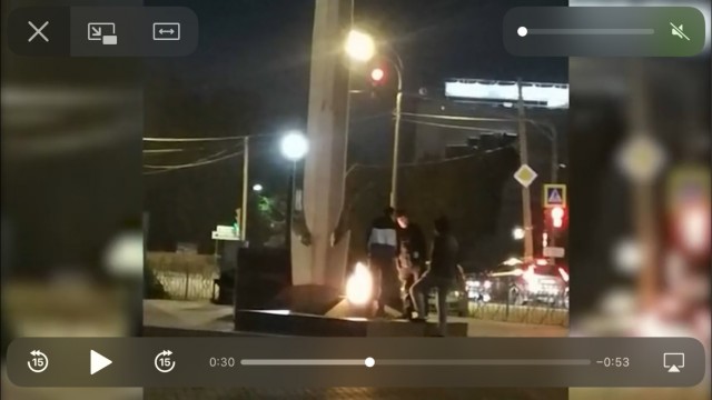 В Обнинске Калужской области задержаны граждане Узбекистана, которые грелись у Вечного огня