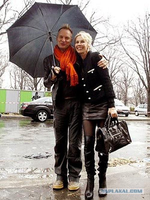 Стинг и его жена Труди Стайлер