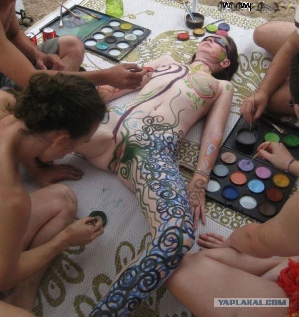 Junior nudist body paint — 5