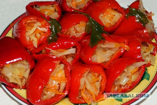 Перец маринованный. Пополнение Белкиной кладовки.