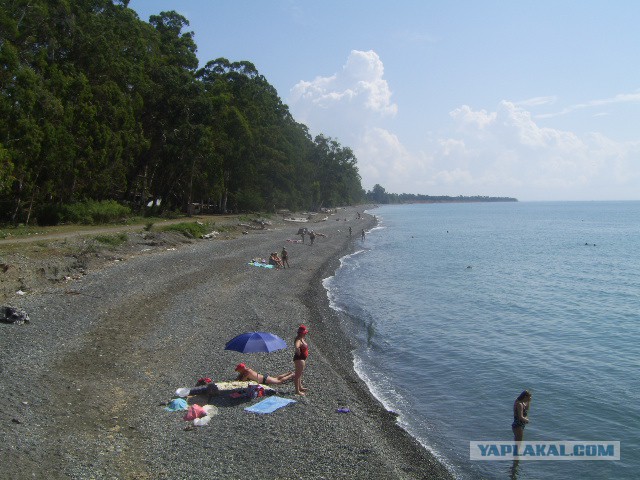На море в сентябре.