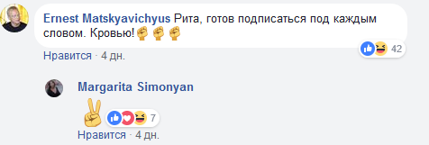 Маргарита Симоньян: «Вы включили в нас режим «русские не сдаются»