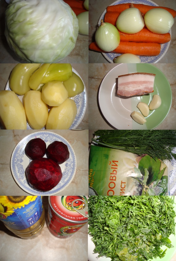 Летний борщ