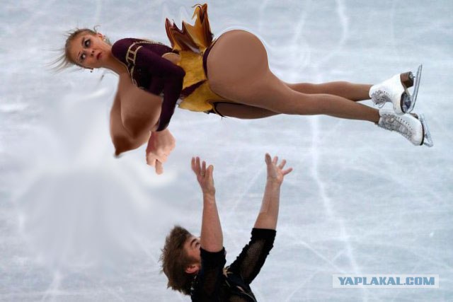 Фотожаба: Фигуристка